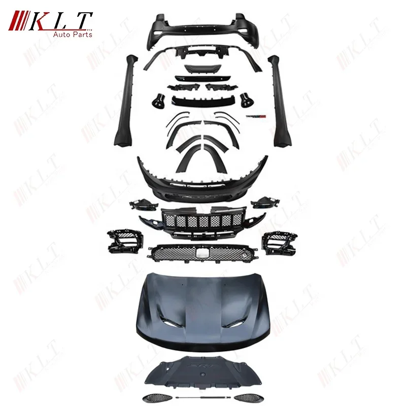 KLT заводская цена Facelift для 2016-2020 года JP Upgrade SRT8 стиль PP передний задний бампер капот крыло комплект кузова автомобиля 
KLT заводская цена Facelift для 2016-2020 года JP Upgrade SRT8 стиль PP передний задний бампер капот крыло комплект кузова автомобиля