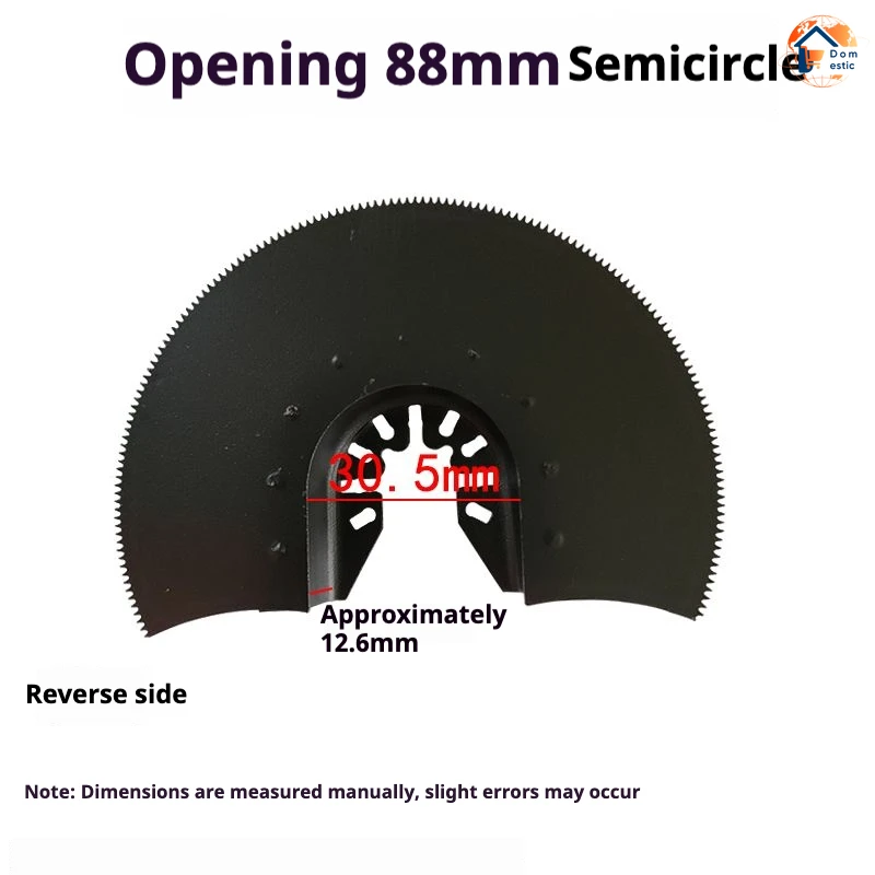 88mmHalf Circular Oscillating Multi Tool Saw Blades for Renovator Cutting Cutting Blade Woodworking Diamond Saw Blade
88mmHalf Circular Oscillating Multi Tool Saw Blades for Renovator Cutting Cutting Blade Woodworking Diamond Saw Blade