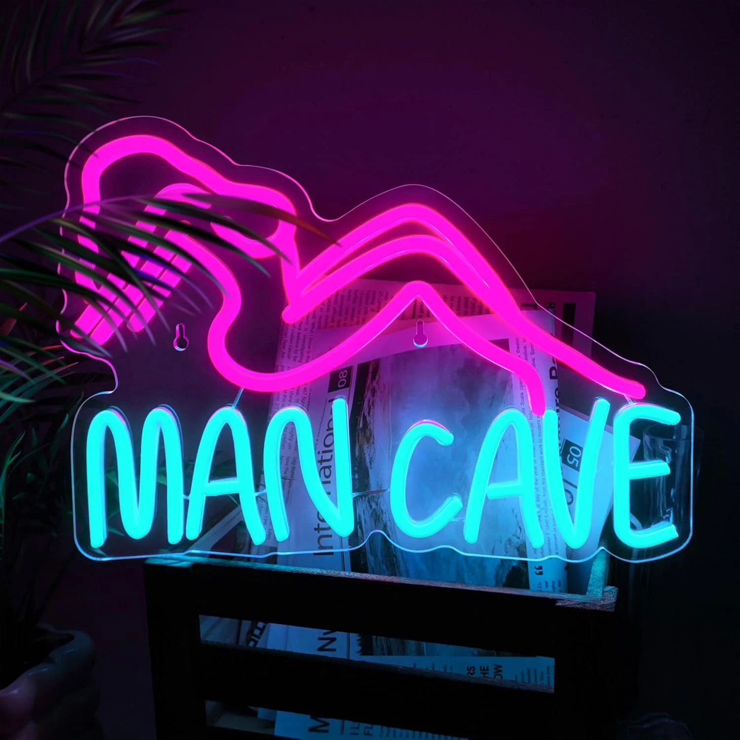 MAN CAVE Neon Sign Vintage Dimmable LED Neon Light for Bedroom Game Room Bar Pub Club Party Wall Decor Gift for Boys USB Powered
MAN CAVE Neon Sign Vintage Dimmable LED Neon Light for Bedroom Game Room Bar Pub Club Party Wall Decor Gift for Boys USB Powered
