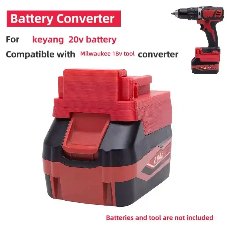 Power Tool Adapter Converter For Keyang 20V Lithium Battery Converter To Milwaukee 18v Brushless Cordless Tools (Only Adapter)
Power Tool Adapter Converter For Keyang 20V Lithium Battery Converter To Milwaukee 18v Brushless Cordless Tools (Only Adapter)