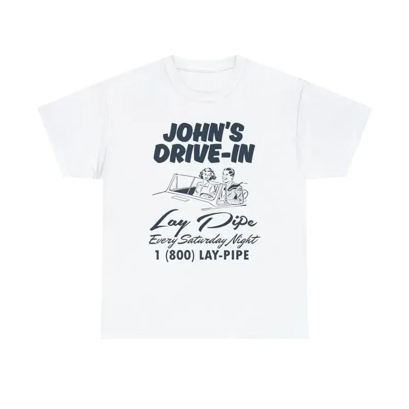 Мужская футболка John s Drive In, забавная футболка для сантехника, необычная подарочная футболка
Мужская футболка John s Drive In, забавная футболка для сантехника, необычная подарочная футболка