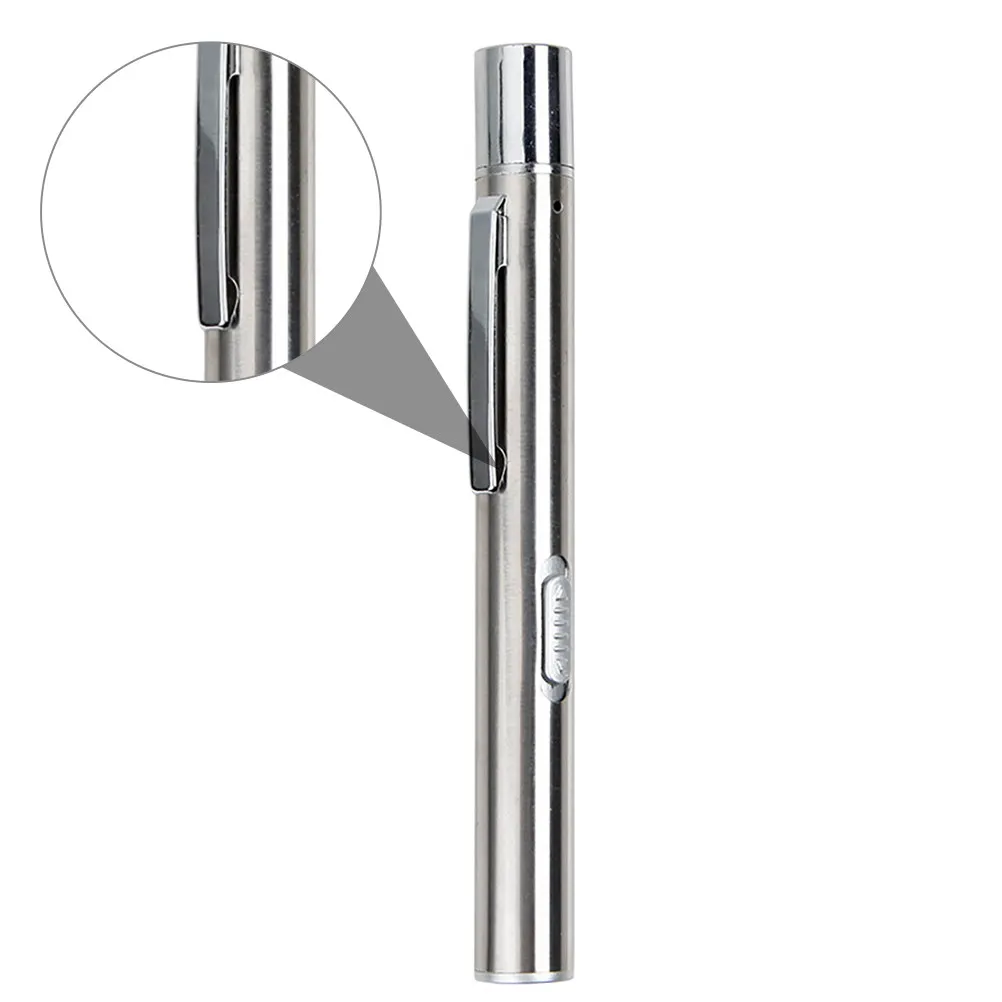 2Pcs Pen Light Stainless Steel USB Rechargeable Portable Neuro Assessment LED Flashlight for Clinical Use
2Pcs Pen Light Stainless Steel USB Rechargeable Portable Neuro Assessment LED Flashlight for Clinical Use