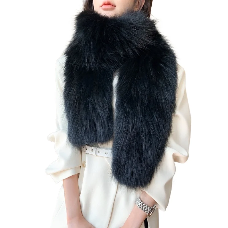 Limited luxury fox fur scarf super long woven fur collar autumn and winter warm extended real hair scarf women
Limited luxury fox fur scarf super long woven fur collar autumn and winter warm extended real hair scarf women