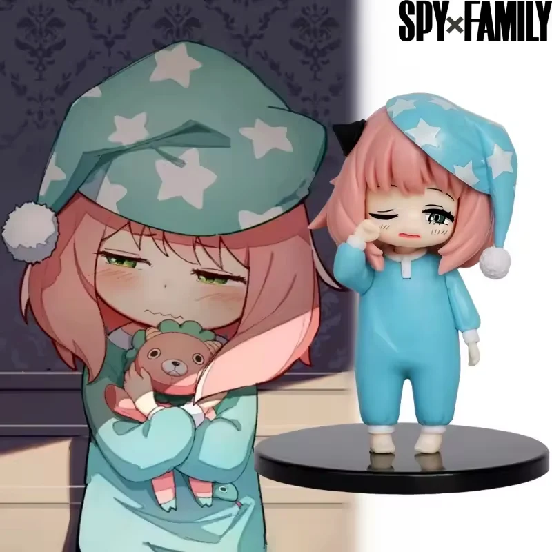 Anime SPY×FAMILY 13cm Sleep coat Anya Forger Action Figure Pvc Statue Model Doll Collectible Ornament Children Toy Gift for Kids
Anime SPY×FAMILY 13cm Sleep coat Anya Forger Action Figure Pvc Statue Model Doll Collectible Ornament Children Toy Gift for Kids