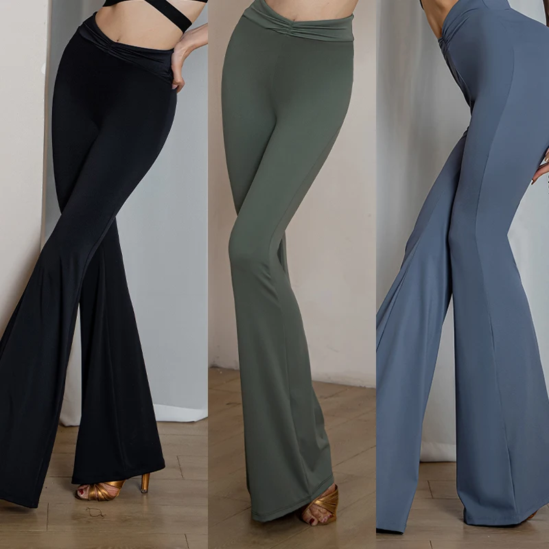 3 Colors Waltz Modern Dancing Pants Adults Samba Rumba Latin Dance Pants Women Ballroom Dance Trousers Training Wear DWY9562
3 Colors Waltz Modern Dancing Pants Adults Samba Rumba Latin Dance Pants Women Ballroom Dance Trousers Training Wear DWY9562