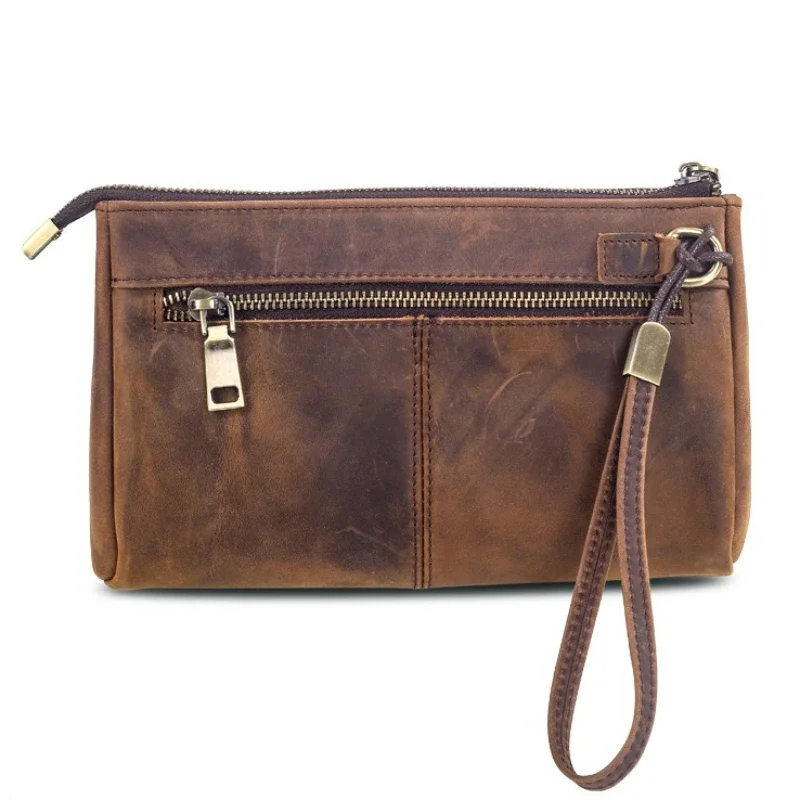 New Men's Clutch Bag Horse Leather Handmade Large-capacity Pipe Bag Pipe Accessories Storage Portable Cigarette Case Portable
New Men's Clutch Bag Horse Leather Handmade Large-capacity Pipe Bag Pipe Accessories Storage Portable Cigarette Case Portable
