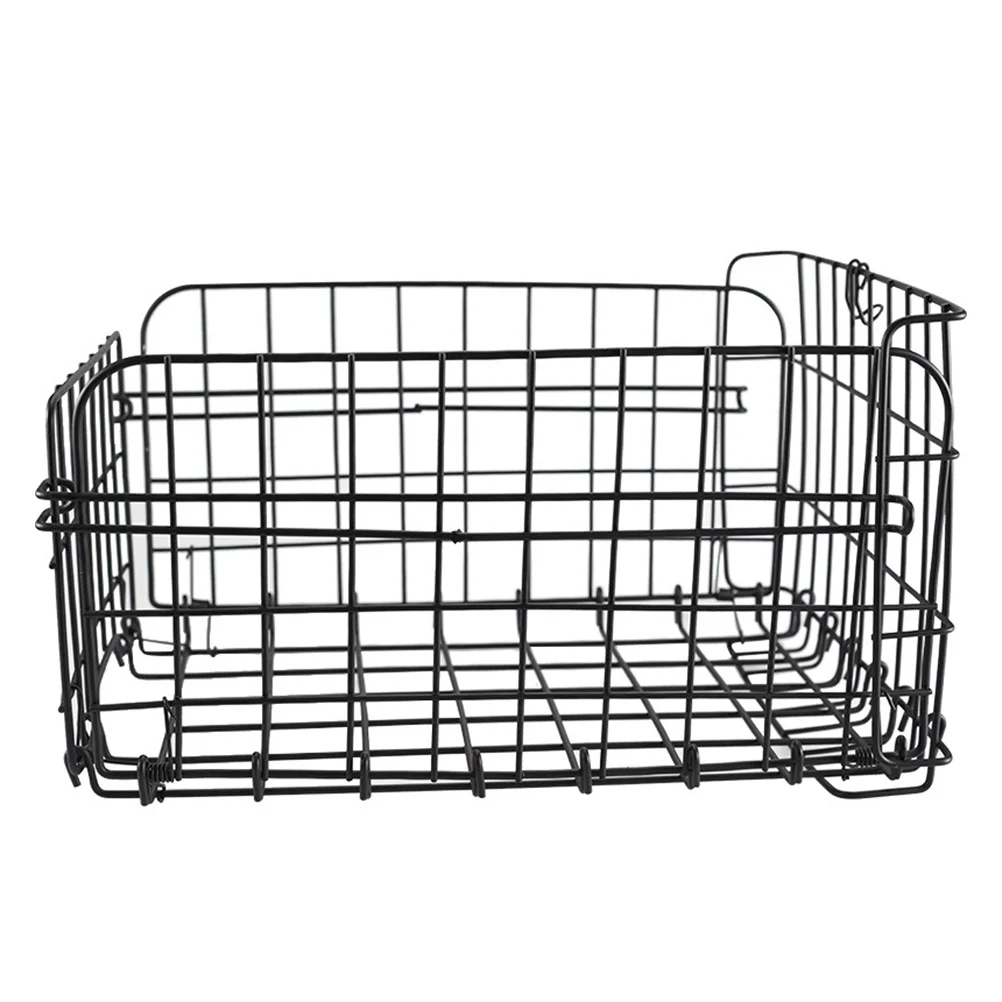 Foldable Rear Storage For Bicycles Thickened Steel Wire Cycling Basket Universal Detachable Bike Part Black Easy Install Rear
Foldable Rear Storage For Bicycles Thickened Steel Wire Cycling Basket Universal Detachable Bike Part Black Easy Install Rear