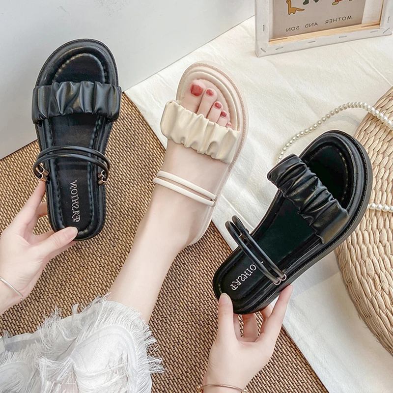 Shoes Woman 2022 Slippers Soft Pantofle Med Luxury Slides Platform Comfort New Designer Flat Basic Rubber PU Rome Scandals
Shoes Woman 2022 Slippers Soft Pantofle Med Luxury Slides Platform Comfort New Designer Flat Basic Rubber PU Rome Scandals