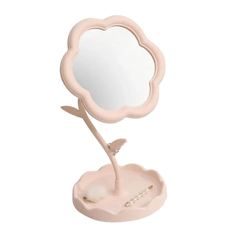 Flower Mirror Makeup Mirror Desktop Mirror Student Dormitory Desktop Makeup Mirror Special-shaped Dresser Makeup Mirror Girls
Flower Mirror Makeup Mirror Desktop Mirror Student Dormitory Desktop Makeup Mirror Special-shaped Dresser Makeup Mirror Girls