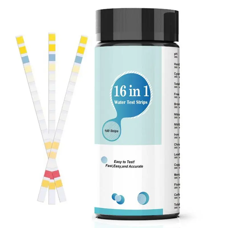 Water PH Test Strips 16 In 1 Drink Water Aquarium Lead Testing Kit 100 Strips Well Water Test Strips For Well And Tap Water
Water PH Test Strips 16 In 1 Drink Water Aquarium Lead Testing Kit 100 Strips Well Water Test Strips For Well And Tap Water