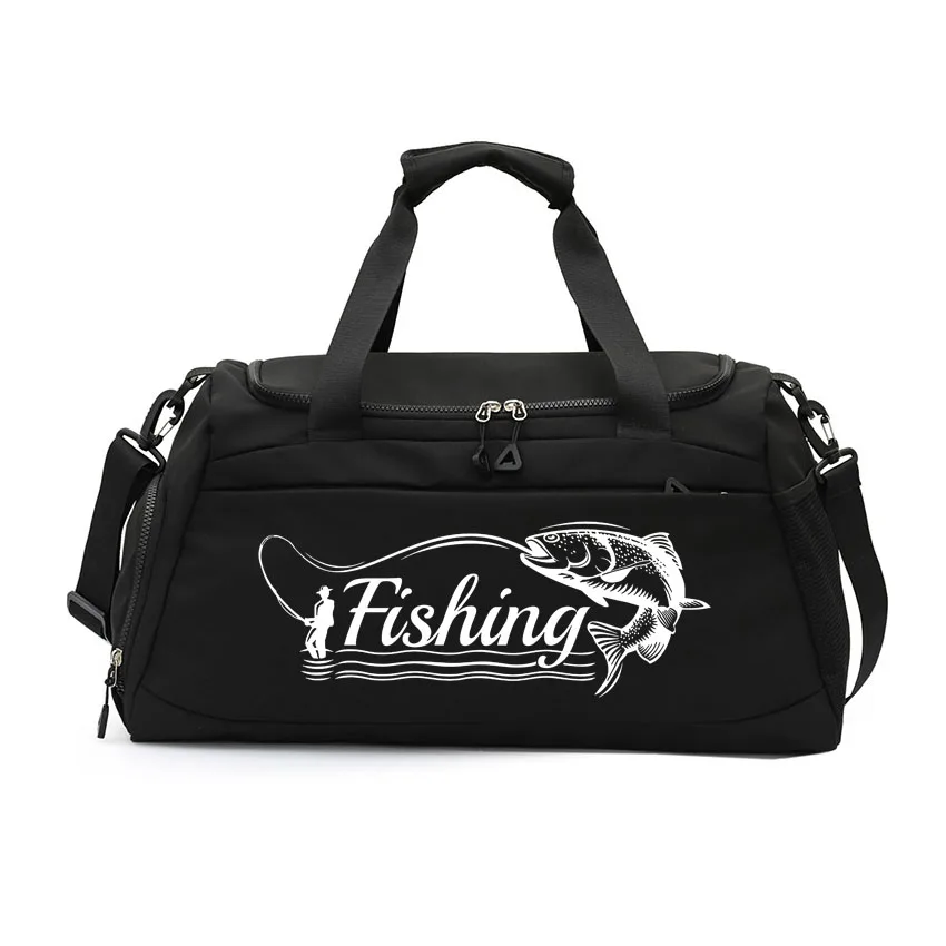 Gym Bag Fitness Bags Fishing Pattern Printed Wet Dry Training Men Women Yoga Shoes Shoulder Handbags Multifunction Swimming Bag
Gym Bag Fitness Bags Fishing Pattern Printed Wet Dry Training Men Women Yoga Shoes Shoulder Handbags Multifunction Swimming Bag