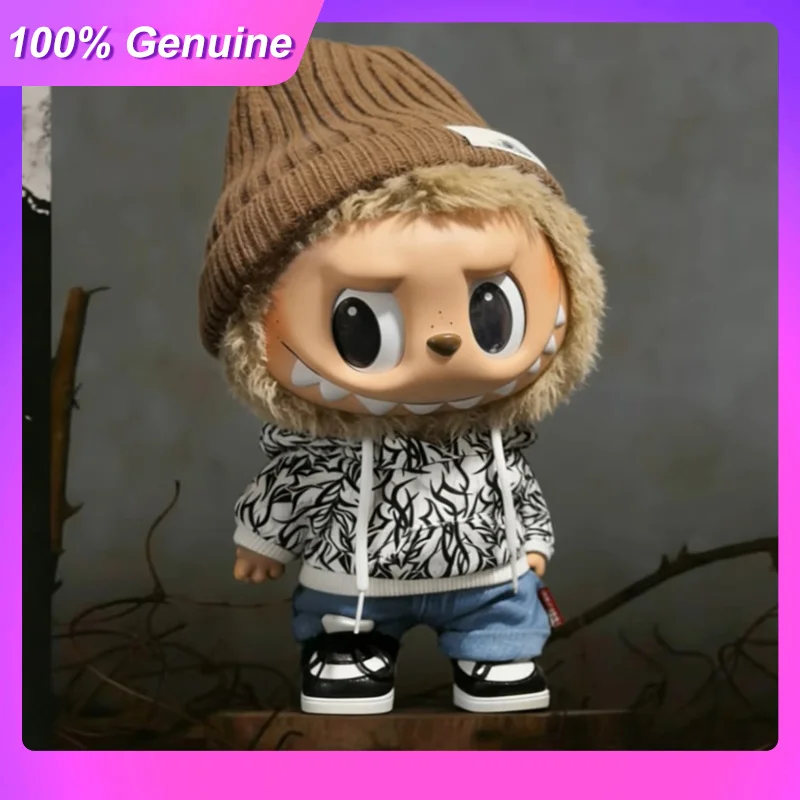 New Suitable For 38cm Labubu Clothes Original Knitted Thread Cap Thorn Hoodie Cowboy Trendy Pants Color Blocked Board Shoes Suit
New Suitable For 38cm Labubu Clothes Original Knitted Thread Cap Thorn Hoodie Cowboy Trendy Pants Color Blocked Board Shoes Suit