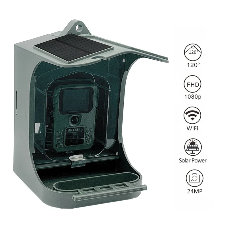 Smart Bird Feeder Camera With Solar Panel 1080P WIFI Bird Watching Automatic Capture Camera Bird Feeder Camera Bird Watching
Smart Bird Feeder Camera With Solar Panel 1080P WIFI Bird Watching Automatic Capture Camera Bird Feeder Camera Bird Watching