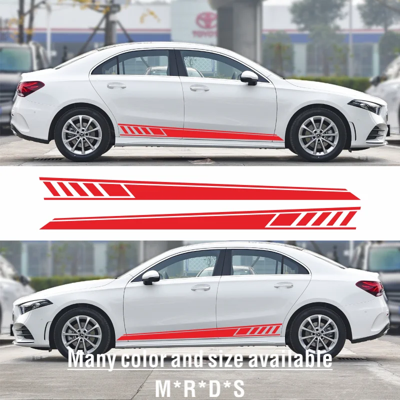 2 Pcs Car Door Side Stripes Skirt Sticker For Mercedes Benz W177 A Class AMG A35 4Matic A45 S 2018-Present A220 A250 Accessories
2 Pcs Car Door Side Stripes Skirt Sticker For Mercedes Benz W177 A Class AMG A35 4Matic A45 S 2018-Present A220 A250 Accessories