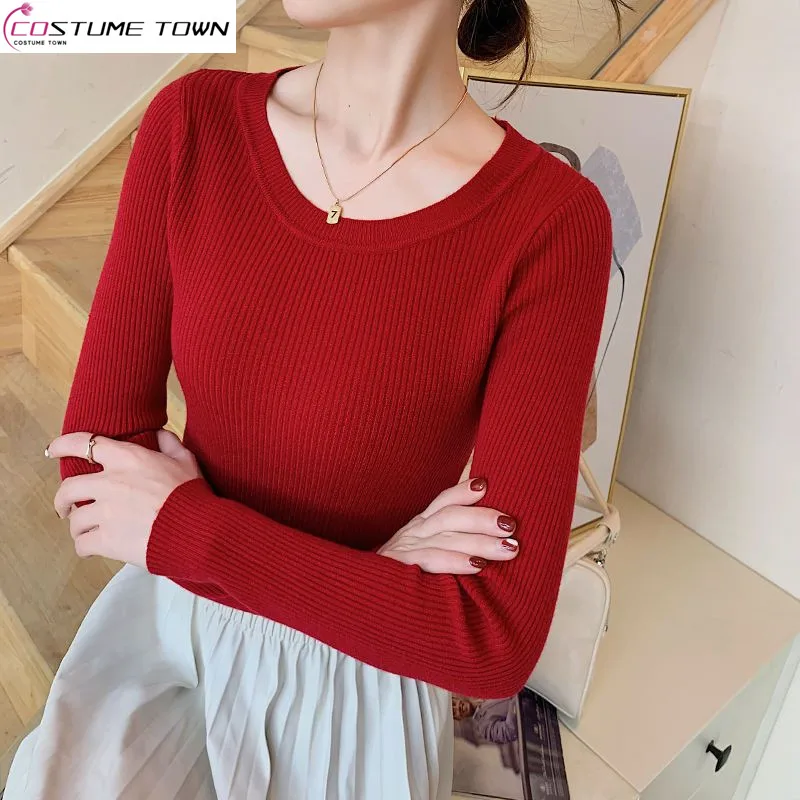 Autumn and Winter Korean Version New Round Neck Pullover Sweater Women's Solid Color Long Sleeve Versatile Slim Fit Knitted Top
Autumn and Winter Korean Version New Round Neck Pullover Sweater Women's Solid Color Long Sleeve Versatile Slim Fit Knitted Top
