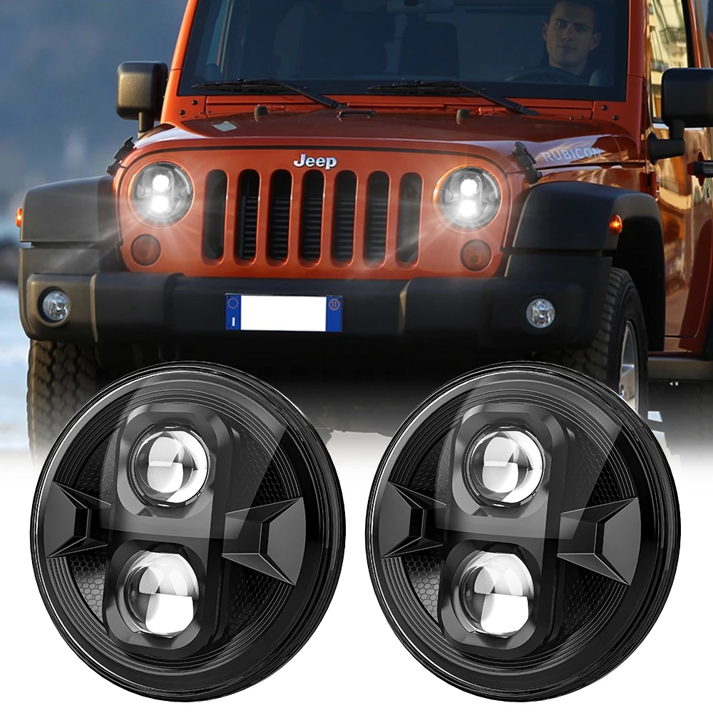 DOT Approved 7inch Led Headlights for 2007-2017 Jeep Wrangler JK Accessories Halo Led Lights 7inch Round Car Led Headlights
DOT Approved 7inch Led Headlights for 2007-2017 Jeep Wrangler JK Accessories Halo Led Lights 7inch Round Car Led Headlights