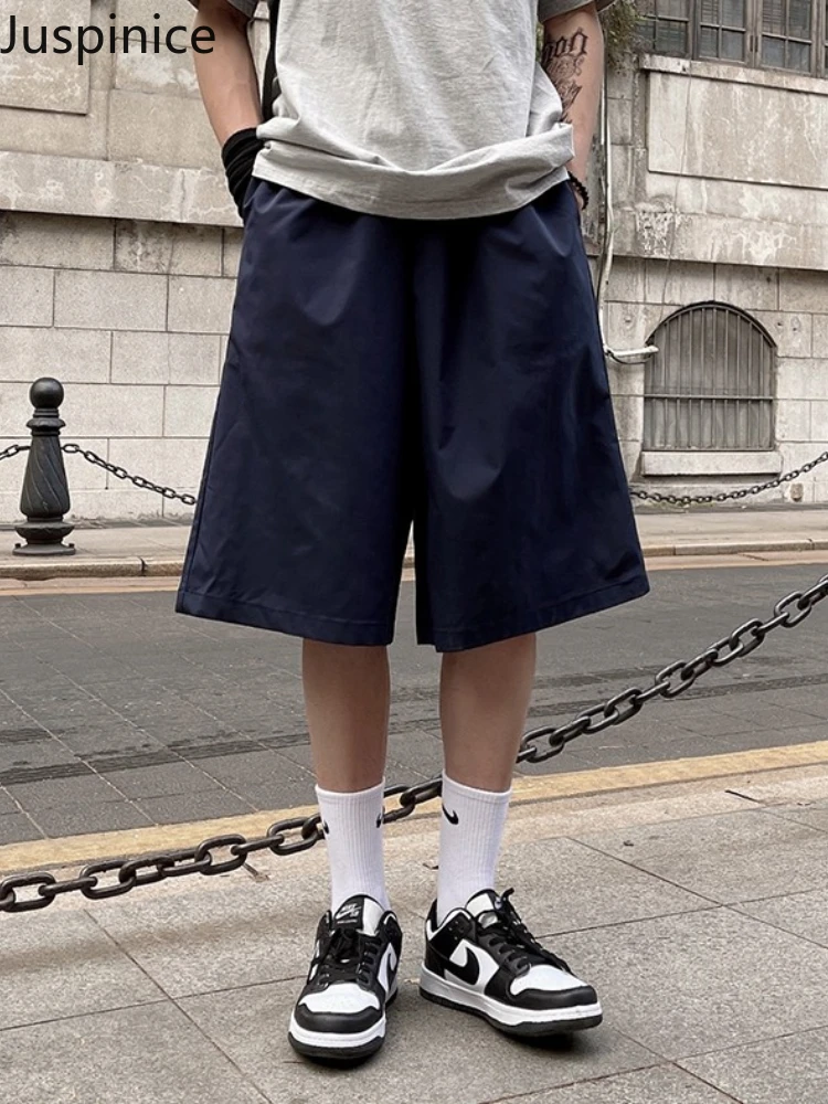 Juspinice 2022, летние мужские шорты-карго, свободные прямые уличные шорты в стиле хип-хоп в стиле Харадзюку, мужские бермуды, простые широкие брюки MID 
Juspinice 2022, летние мужские шорты-карго, свободные прямые уличные шорты в стиле хип-хоп в стиле Харадзюку, мужские бермуды, простые широкие брюки MID