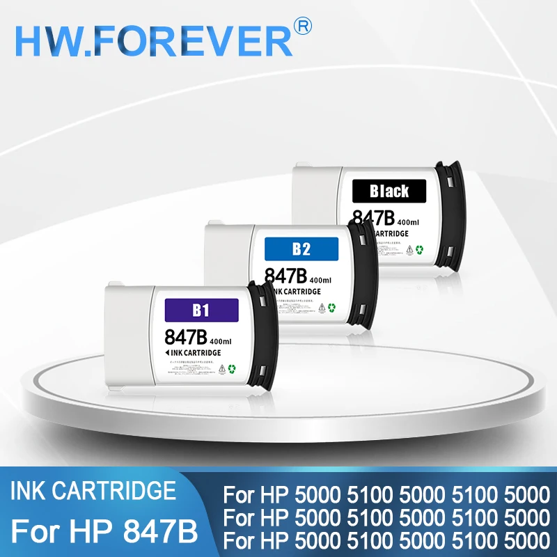 High Quality For HP 847B Compatible Ink Cartridge For HP PageWide XL 5000 5100 Printer With Pigment Ink Stable Chip Ink Tank
High Quality For HP 847B Compatible Ink Cartridge For HP PageWide XL 5000 5100 Printer With Pigment Ink Stable Chip Ink Tank
