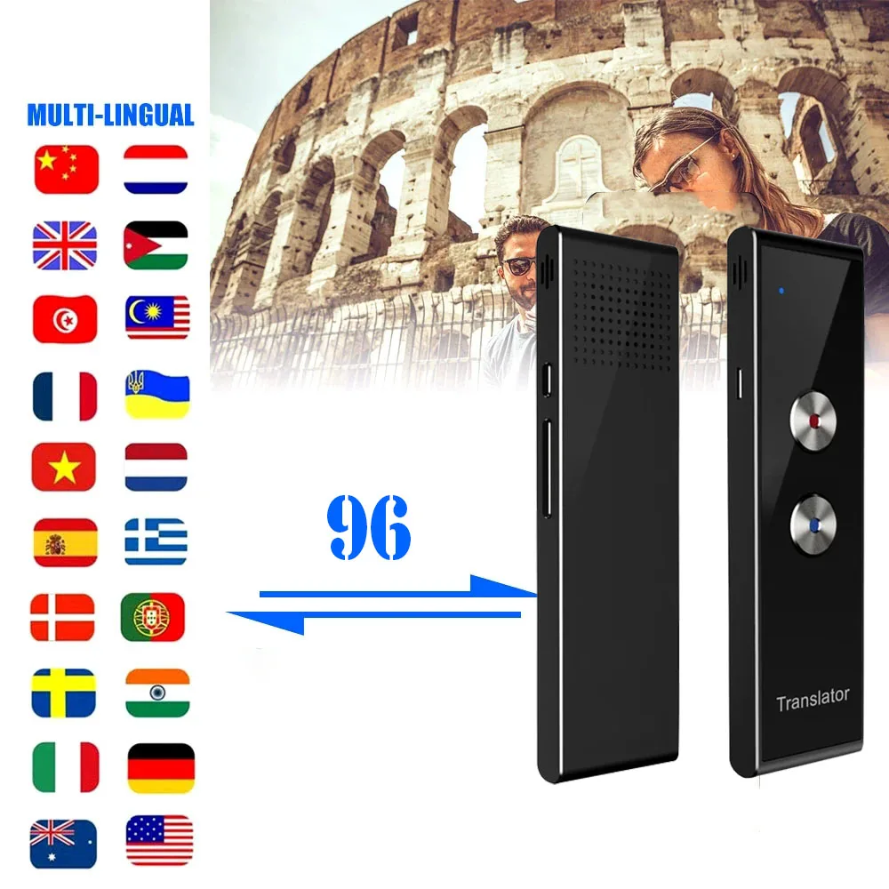Portable Voice Translator Stick Simultaneous Translation Real-time Translate 96 Languages WIFI Voice Recorder Bluetooth Connect
Portable Voice Translator Stick Simultaneous Translation Real-time Translate 96 Languages WIFI Voice Recorder Bluetooth Connect