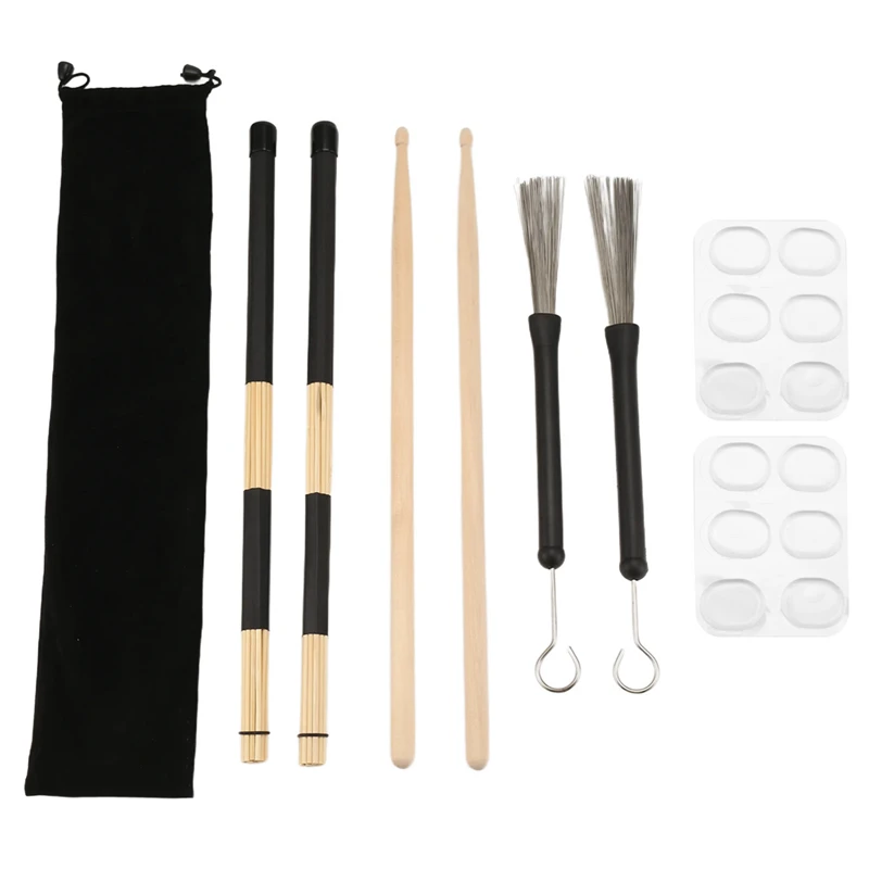 Y67A-Drum Sticks Set,5A Wood Drum Sticks,Drum Rods Brushes,Retractable Drum Wire Brushes,Drum Dampeners ,For Kids Adults
Y67A-Drum Sticks Set,5A Wood Drum Sticks,Drum Rods Brushes,Retractable Drum Wire Brushes,Drum Dampeners ,For Kids Adults