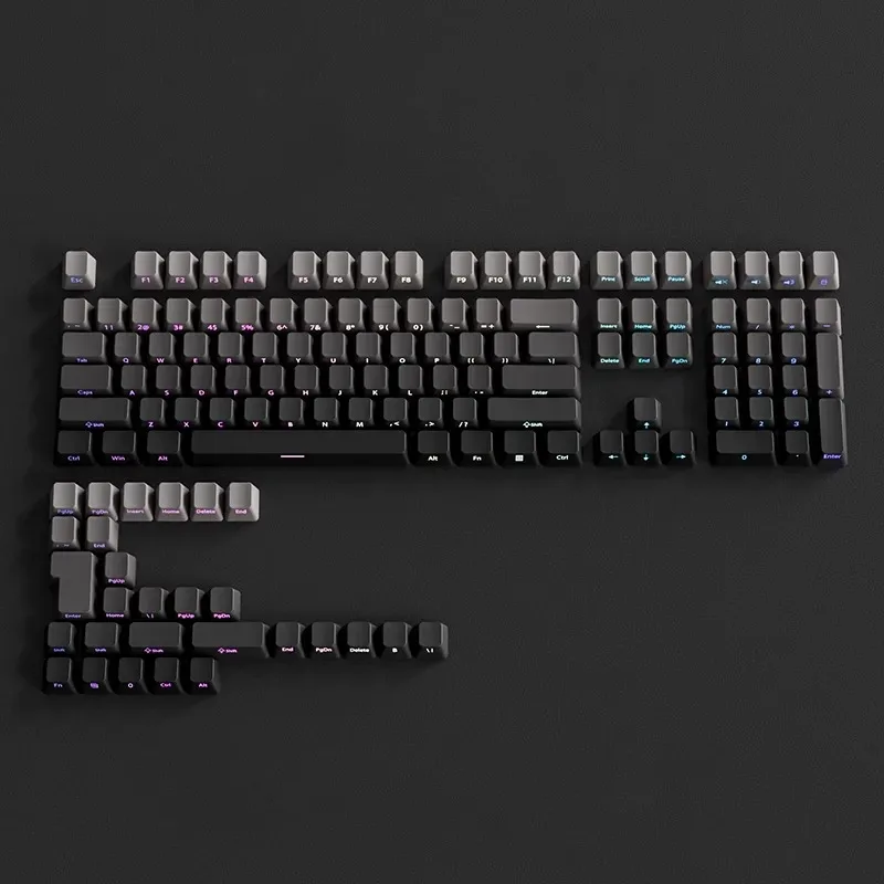 OEM Profile MX Switch Mechanical Keyboard 136 Key PBT Double Shot Black White Side-lit Shine Through Backlit Keycaps
OEM Profile MX Switch Mechanical Keyboard 136 Key PBT Double Shot Black White Side-lit Shine Through Backlit Keycaps