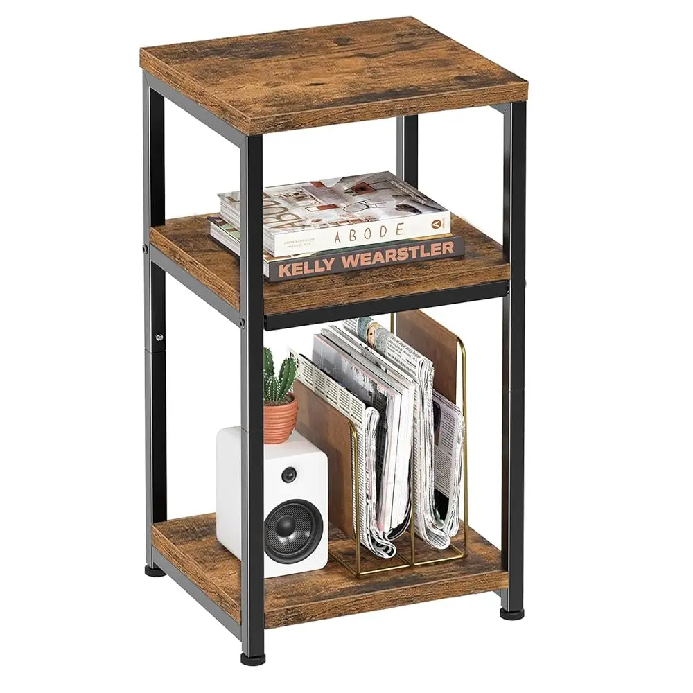 3 Tier End Table, Side Table Sofa Couch Table, Tall Night Stand Storage Shelf For Living Room, Rustic Brown
3 Tier End Table, Side Table Sofa Couch Table, Tall Night Stand Storage Shelf For Living Room, Rustic Brown