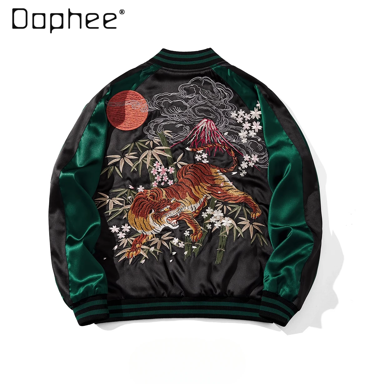 Animal Embroidered Jacket Fashion Trend Baseball Jacket Men Personality Heavy Industry Splicing Color Zipper Street Punk Jackets
Animal Embroidered Jacket Fashion Trend Baseball Jacket Men Personality Heavy Industry Splicing Color Zipper Street Punk Jackets