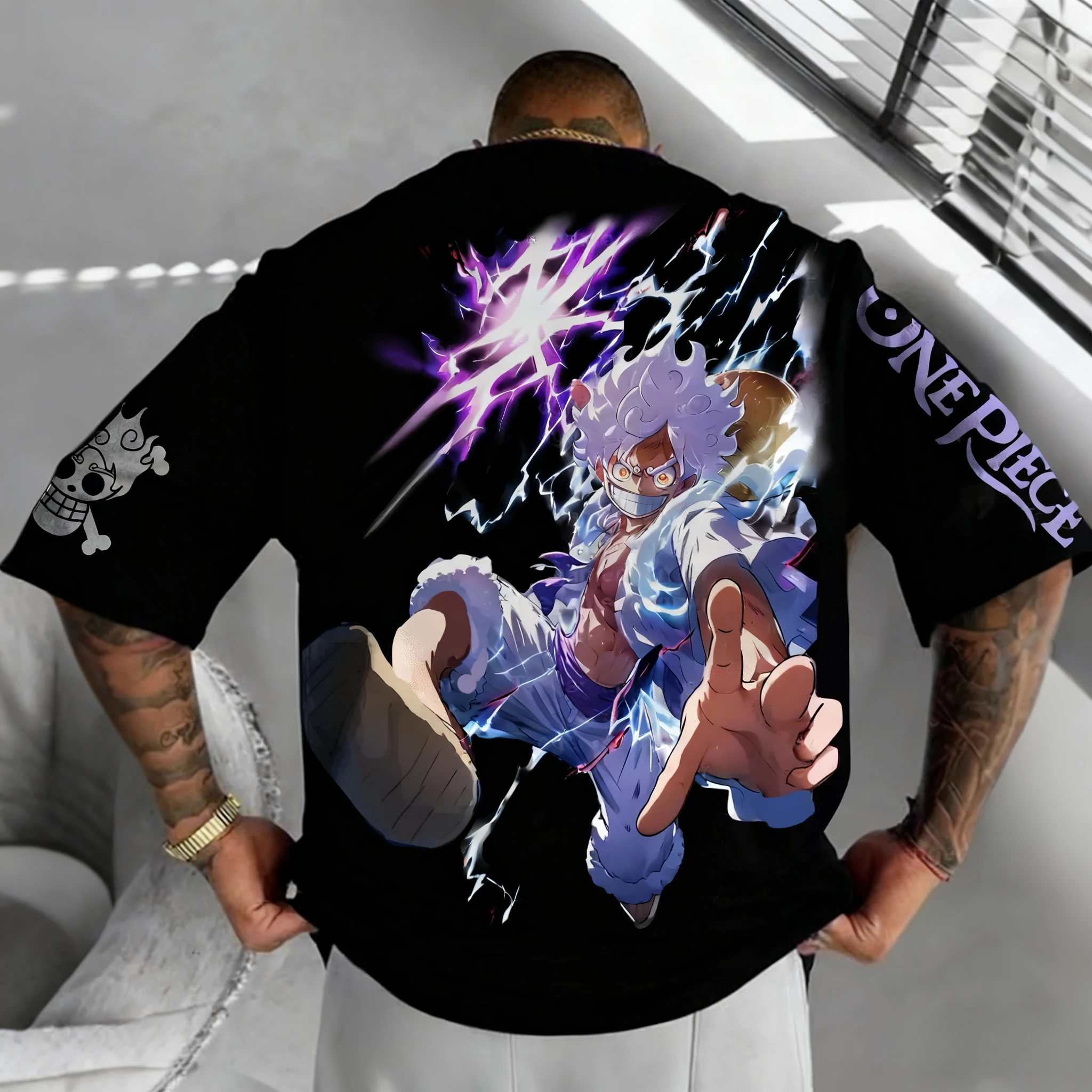 ONE PIECE аниме футболка с принтом Луффи 2025 мужская и женская летняя новинка Harajuku большой модный Y2K повседневный свободный топ для родителей и детей
ONE PIECE аниме футболка с принтом Луффи 2025 мужская и женская летняя новинка Harajuku большой модный Y2K повседневный свободный топ для родителей и детей