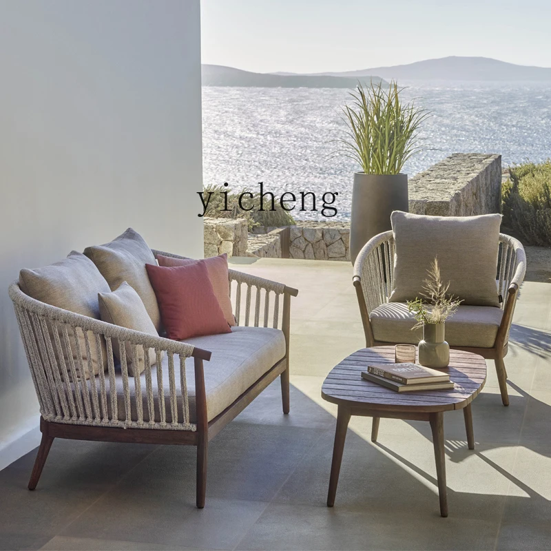 BB high-end outdoor sofa courtyard villa furniture open-air garden teak old leisure sofa
BB high-end outdoor sofa courtyard villa furniture open-air garden teak old leisure sofa