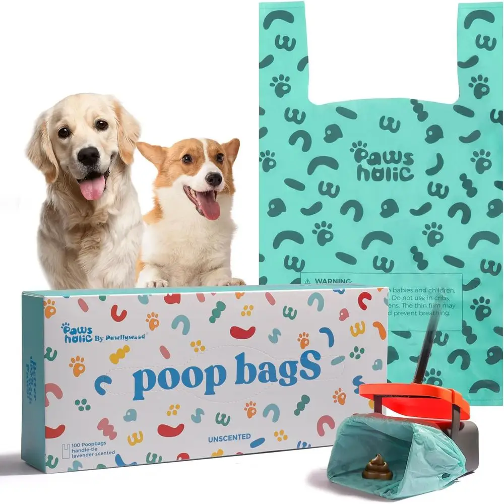 Heavy-Duty Biodegradable Dog Waste Bags with Handle - 100 Count Extra Large 2.6 Gallon Unscented
Heavy-Duty Biodegradable Dog Waste Bags with Handle - 100 Count Extra Large 2.6 Gallon Unscented