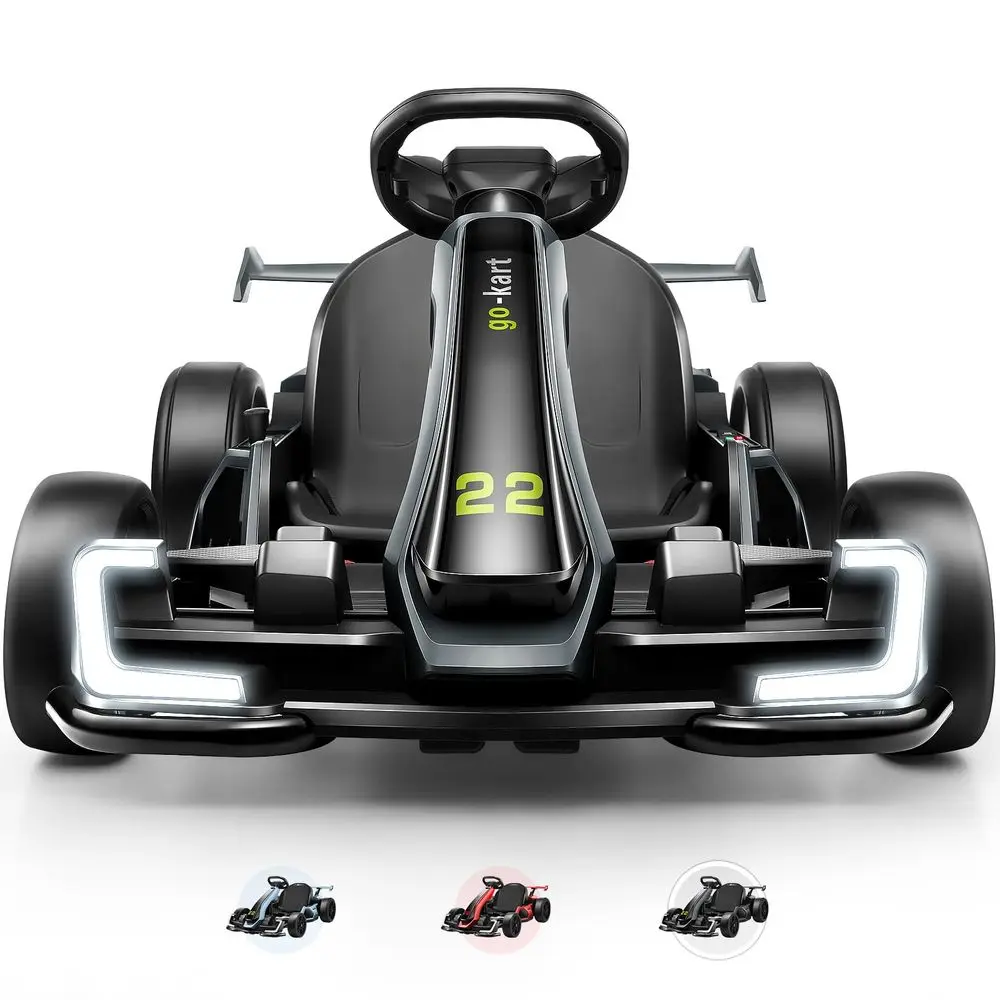 24V Electric Go Kart for Kids Ages 61214, 300W Power Go Cart with Extendable Seat, Sport Drift Modes, 4 Speeds, 8.5 MPH, EVA Ti
24V Electric Go Kart for Kids Ages 61214, 300W Power Go Cart with Extendable Seat, Sport Drift Modes, 4 Speeds, 8.5 MPH, EVA Ti