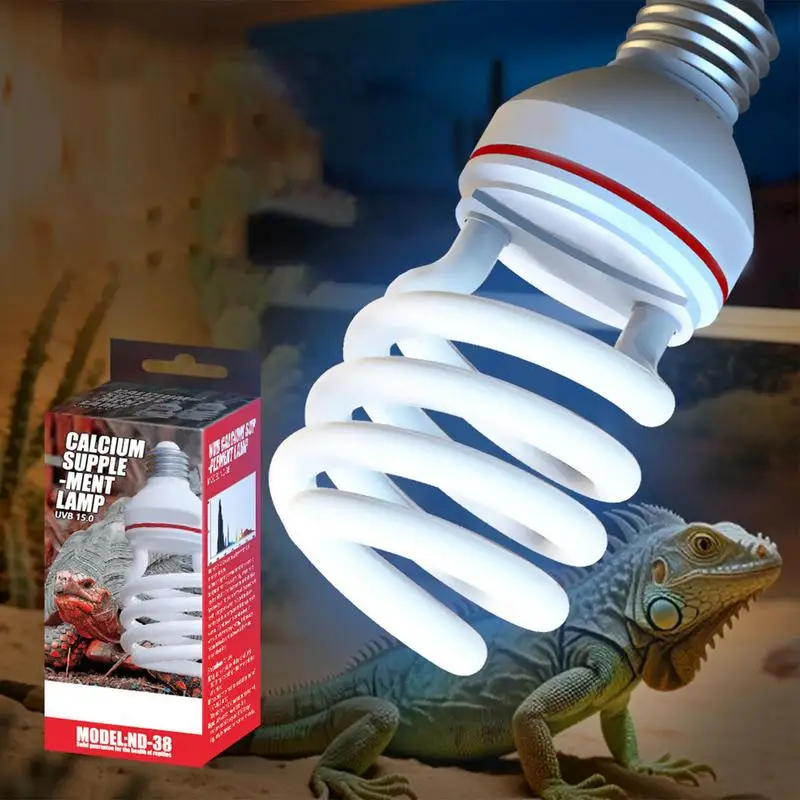 UVB Light For Reptiles Daylight Heating Light 26W UVB Basking Lamp Daylight Fixture For Tortoise Snake Frog Gecko Hermit Crab
UVB Light For Reptiles Daylight Heating Light 26W UVB Basking Lamp Daylight Fixture For Tortoise Snake Frog Gecko Hermit Crab