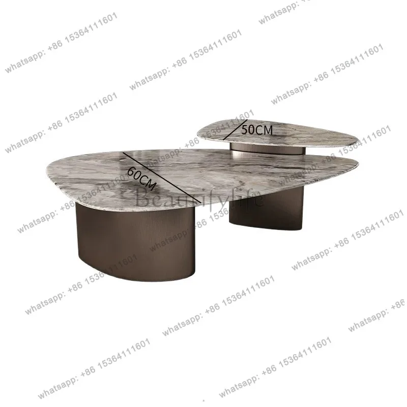 Italian marble simple coffee table living room home special-shaped designer minimalist light luxury high sense
Italian marble simple coffee table living room home special-shaped designer minimalist light luxury high sense