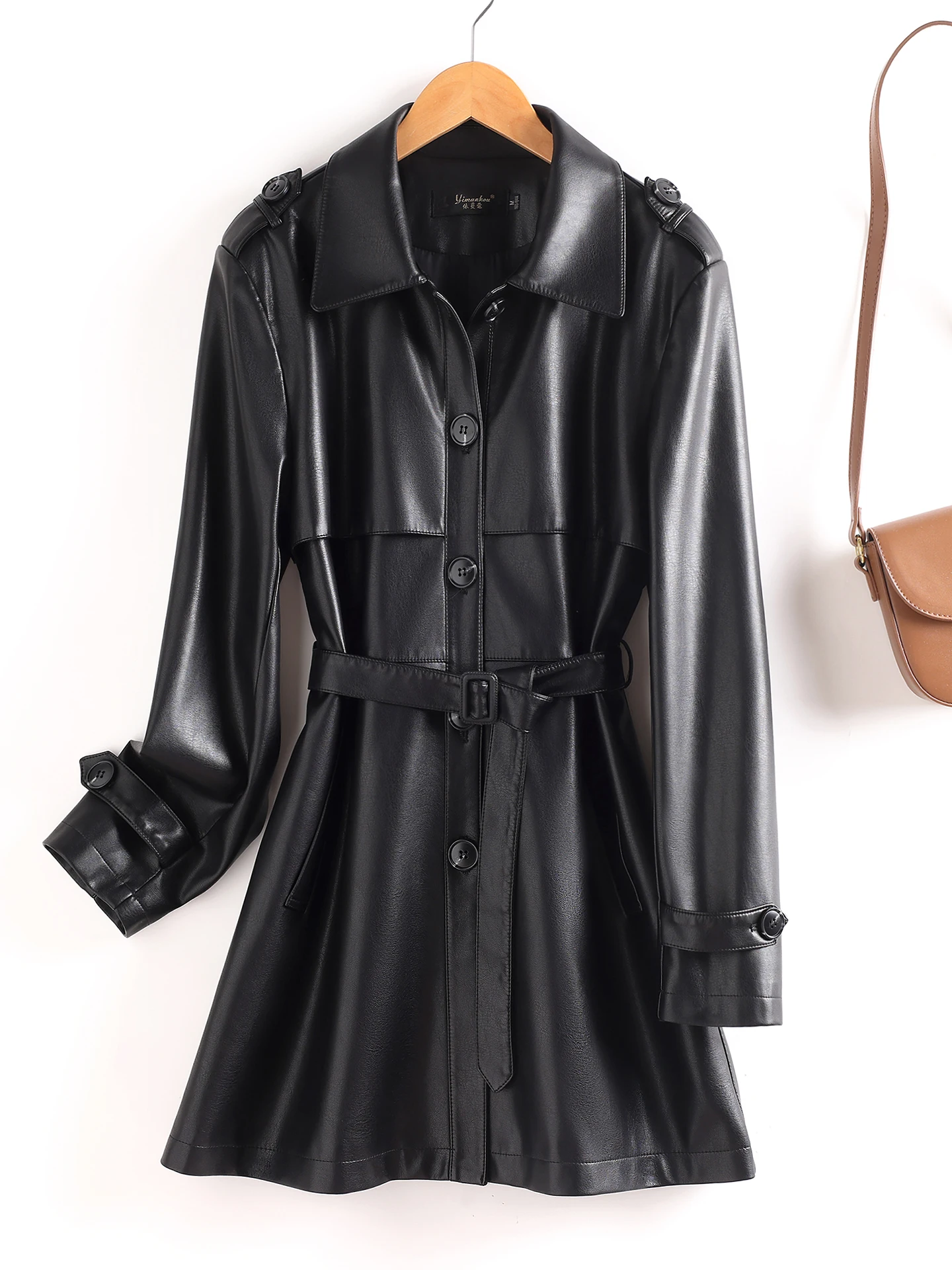 Haining Genuine Leather Coat Women's Mid-Length Belted Waist Slimming Sheepskin Windbreaker Jacket New 2025 Spring Autumn
Haining Genuine Leather Coat Women's Mid-Length Belted Waist Slimming Sheepskin Windbreaker Jacket New 2025 Spring Autumn
