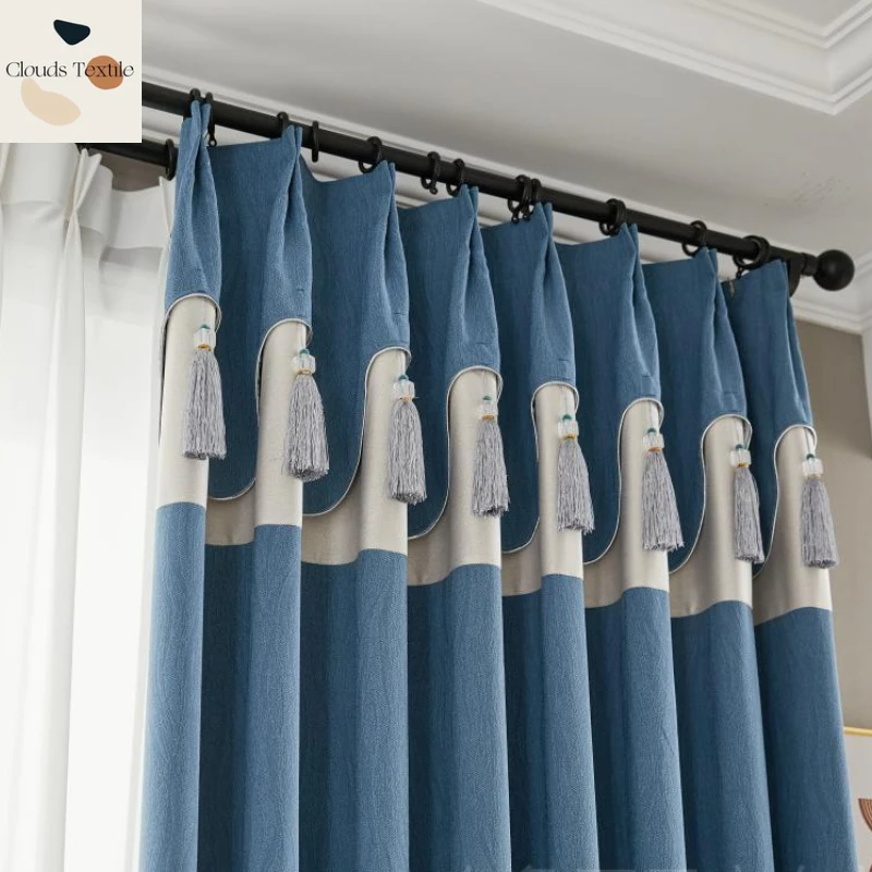 Curtains for Living Dining Room Bedroom New Light Luxury Nordic Balcony Cotton and Linen with Curtain Head Decoration
Curtains for Living Dining Room Bedroom New Light Luxury Nordic Balcony Cotton and Linen with Curtain Head Decoration