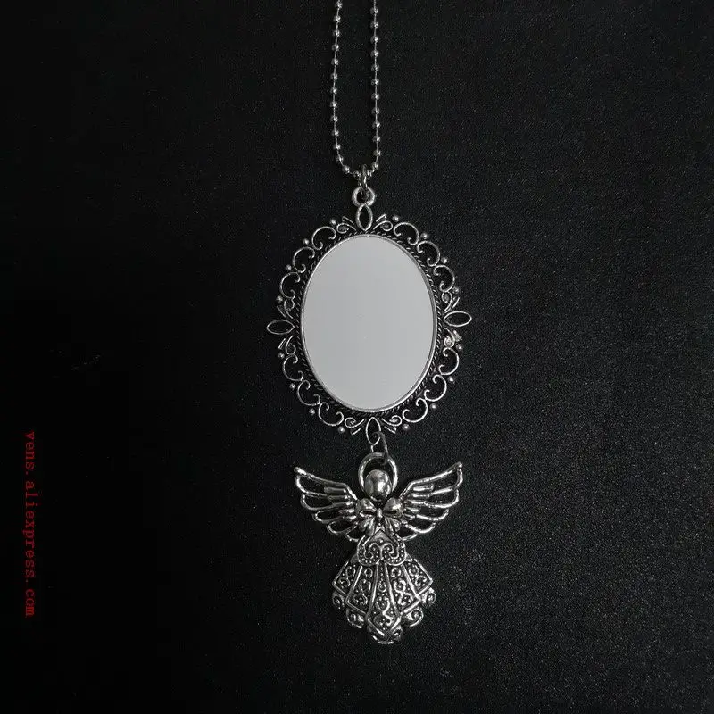 sublimation blank angel car hanger with chains two sided printing hot transfer printing blank jewelry consumables 15pcs/lot
sublimation blank angel car hanger with chains two sided printing hot transfer printing blank jewelry consumables 15pcs/lot