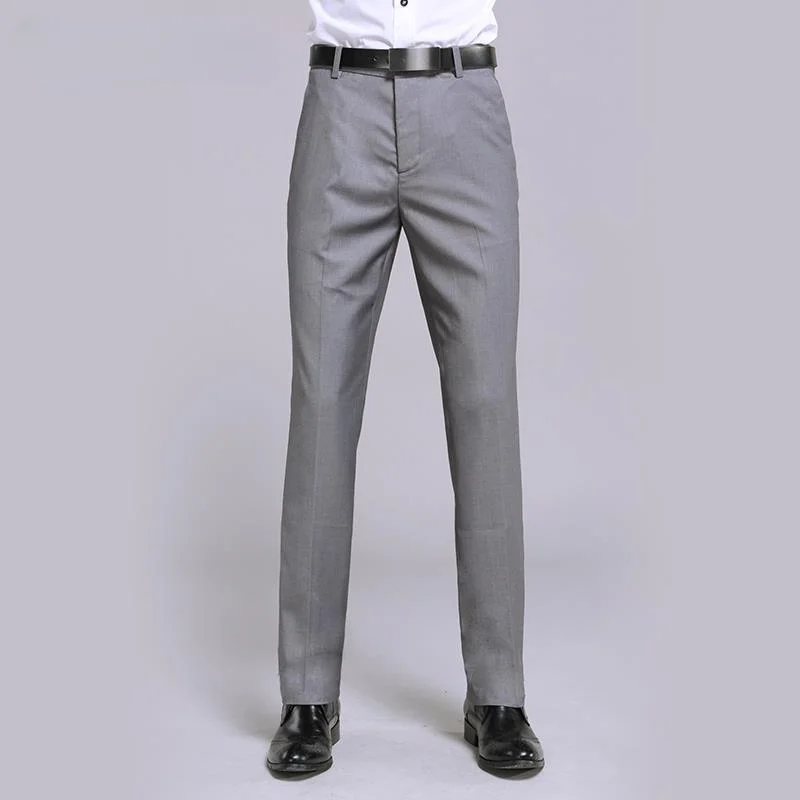 High Waist Men's Suit Pants High Quality Autumn Thick Straight Business Work Daily Dress Formal Pants Classic Trousers A269
High Waist Men's Suit Pants High Quality Autumn Thick Straight Business Work Daily Dress Formal Pants Classic Trousers A269