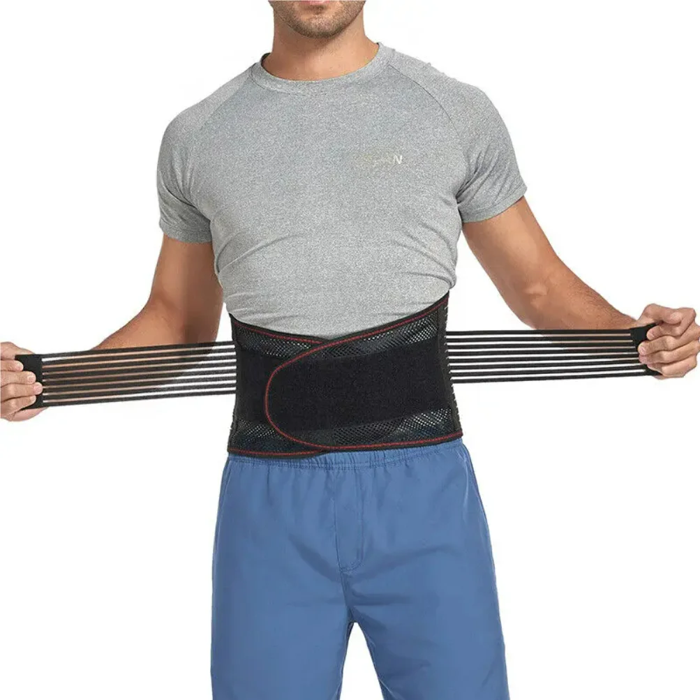 Lower Back Support Waist Sprain Brace Belt Sciatica Pain Therapy Work Men Women Adjustable Waist Trainer Belt Lumbar Corset
Lower Back Support Waist Sprain Brace Belt Sciatica Pain Therapy Work Men Women Adjustable Waist Trainer Belt Lumbar Corset