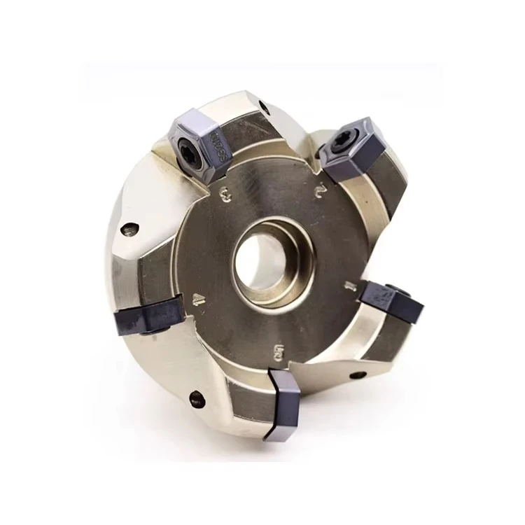 YYHCTFM 55 degree face milling cutter High-quality CNC milling cutters for HNMU0504 blades with high efficiency and anti-vibrati
YYHCTFM 55 degree face milling cutter High-quality CNC milling cutters for HNMU0504 blades with high efficiency and anti-vibrati