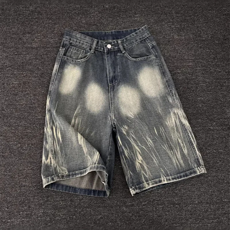 Spring Summer Washed Calf-Length Jeans American Casual Fashion Retro Street Style Loose Men's Straight Leg Denim Pants
Spring Summer Washed Calf-Length Jeans American Casual Fashion Retro Street Style Loose Men's Straight Leg Denim Pants