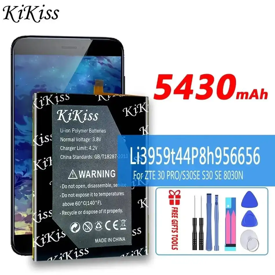 Высокопроизводительная батарея для мобильного телефона ZTE 30 Pro S30 SE 8030N Li3959t44P8h956656 5430 мАч, стабильная
Высокопроизводительная батарея для мобильного телефона ZTE 30 Pro S30 SE 8030N Li3959t44P8h956656 5430 мАч, стабильная