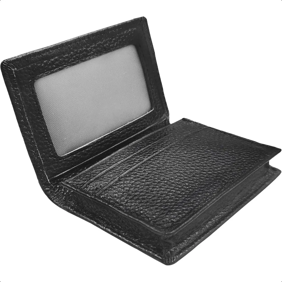 Genuine Leather Busin Card Holder Name Card Case Credit Card Wallet with ID Window RFID Blocking Black
Genuine Leather Busin Card Holder Name Card Case Credit Card Wallet with ID Window RFID Blocking Black
