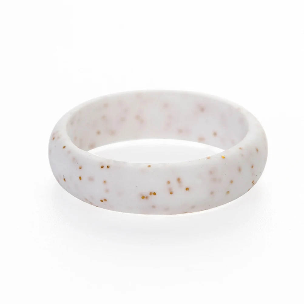 10Pcs Glittering Silicone Rings Size 7 Comfortable Durable Thin Antibacterial Sports Rings for Gym Hiking Travel
10Pcs Glittering Silicone Rings Size 7 Comfortable Durable Thin Antibacterial Sports Rings for Gym Hiking Travel