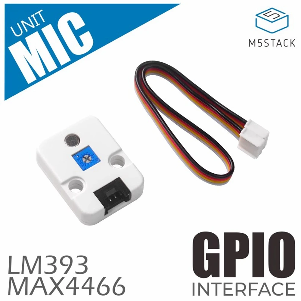 M5Stack Microphone sound sensor Voice controlled sound induction detection Acoustic electric conversion
M5Stack Microphone sound sensor Voice controlled sound induction detection Acoustic electric conversion