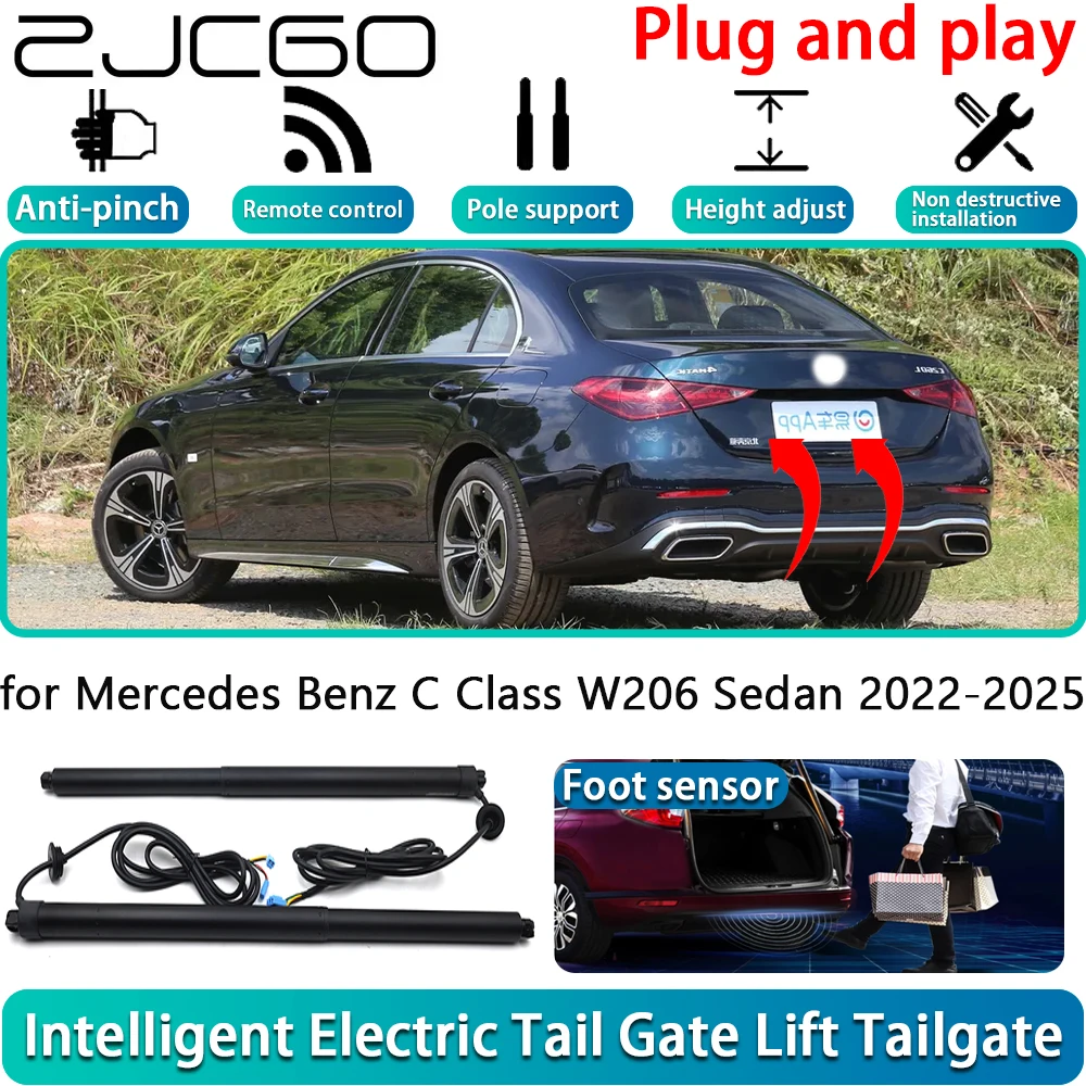 ZJCGO for Mercedes Benz C Class W206 Sedan 2022-2025 Car Electric Powered Tailgate Power Liftgate Automatic Tailgate System
ZJCGO for Mercedes Benz C Class W206 Sedan 2022-2025 Car Electric Powered Tailgate Power Liftgate Automatic Tailgate System