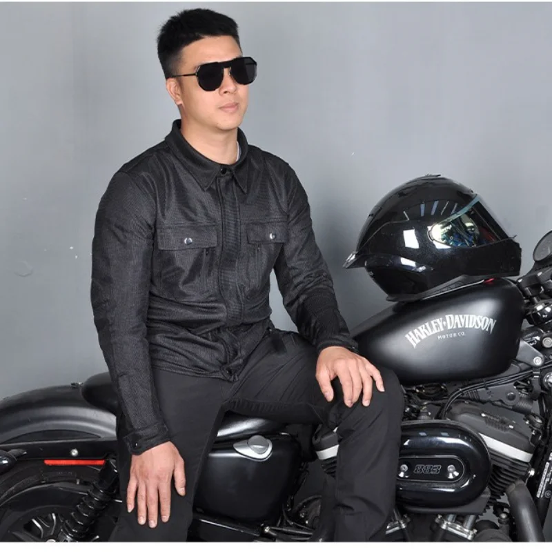 2026 Fashion New Casual Motorbike Jacket Summer Airflow Mesh Anti Fall Durable Men Motorcycle Riding Protective Coat
2026 Fashion New Casual Motorbike Jacket Summer Airflow Mesh Anti Fall Durable Men Motorcycle Riding Protective Coat