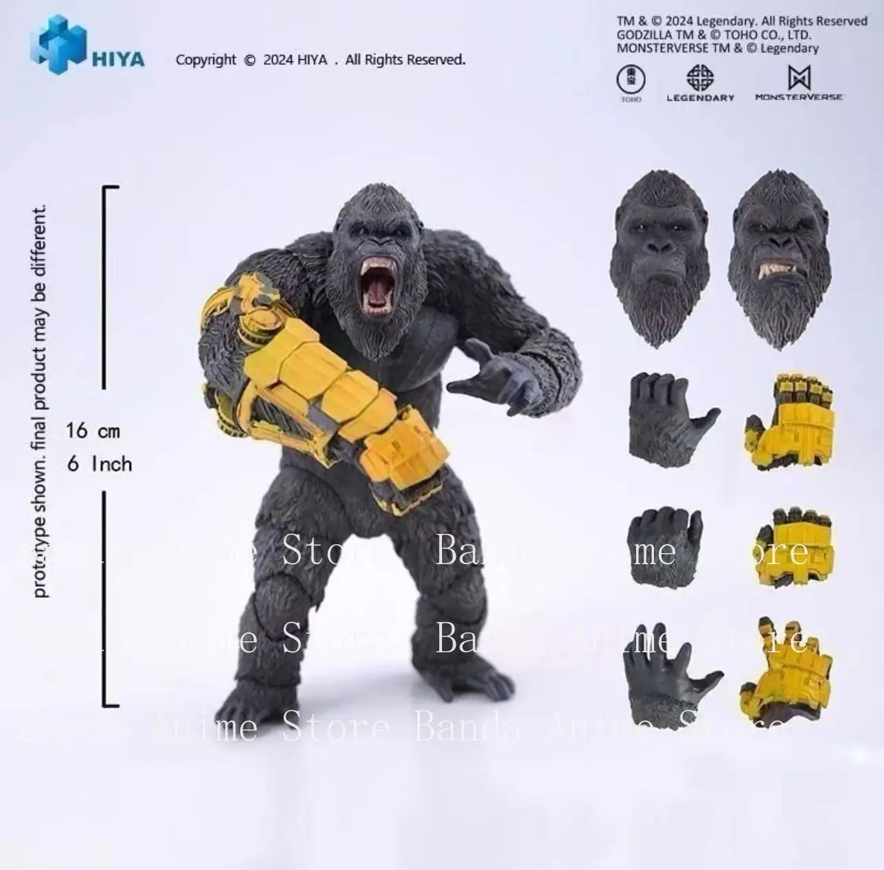 Фигурка HIYA 16 см. Изысканная базовая серия Godzilla X Kong The New Empire Kong B.E.A.S.T. Перчатка Вер. В наличии
Фигурка HIYA 16 см. Изысканная базовая серия Godzilla X Kong The New Empire Kong B.E.A.S.T. Перчатка Вер. В наличии