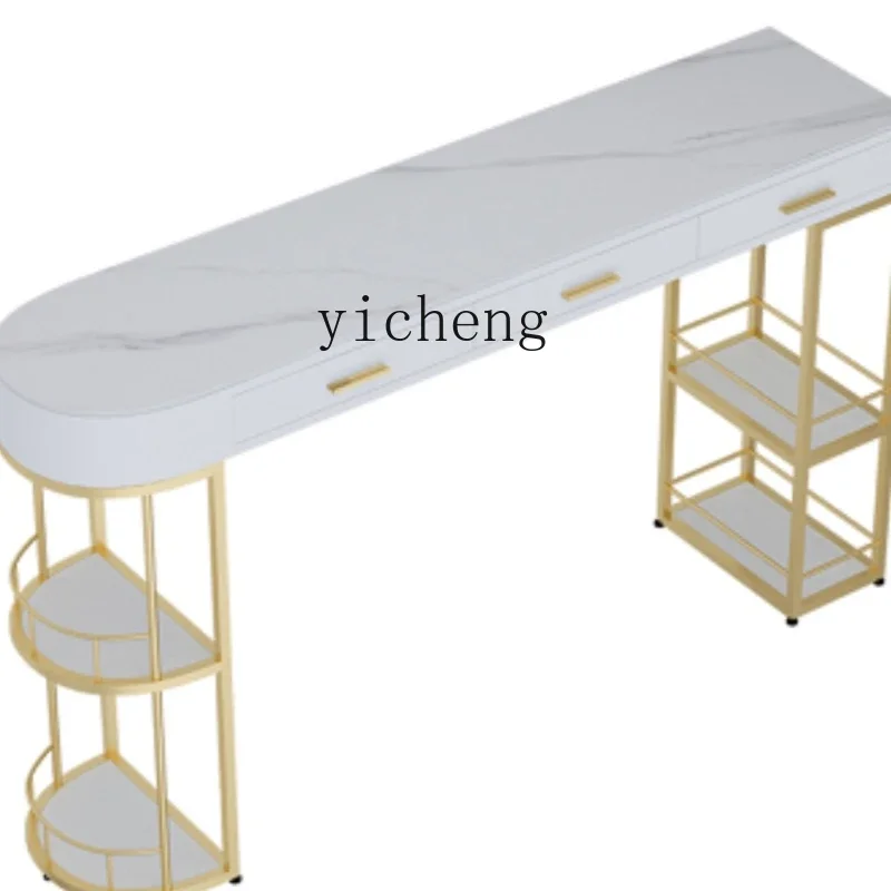 XL rock slab small bar table household high table with drawers table chairs living room partition cabinet light luxury
XL rock slab small bar table household high table with drawers table chairs living room partition cabinet light luxury