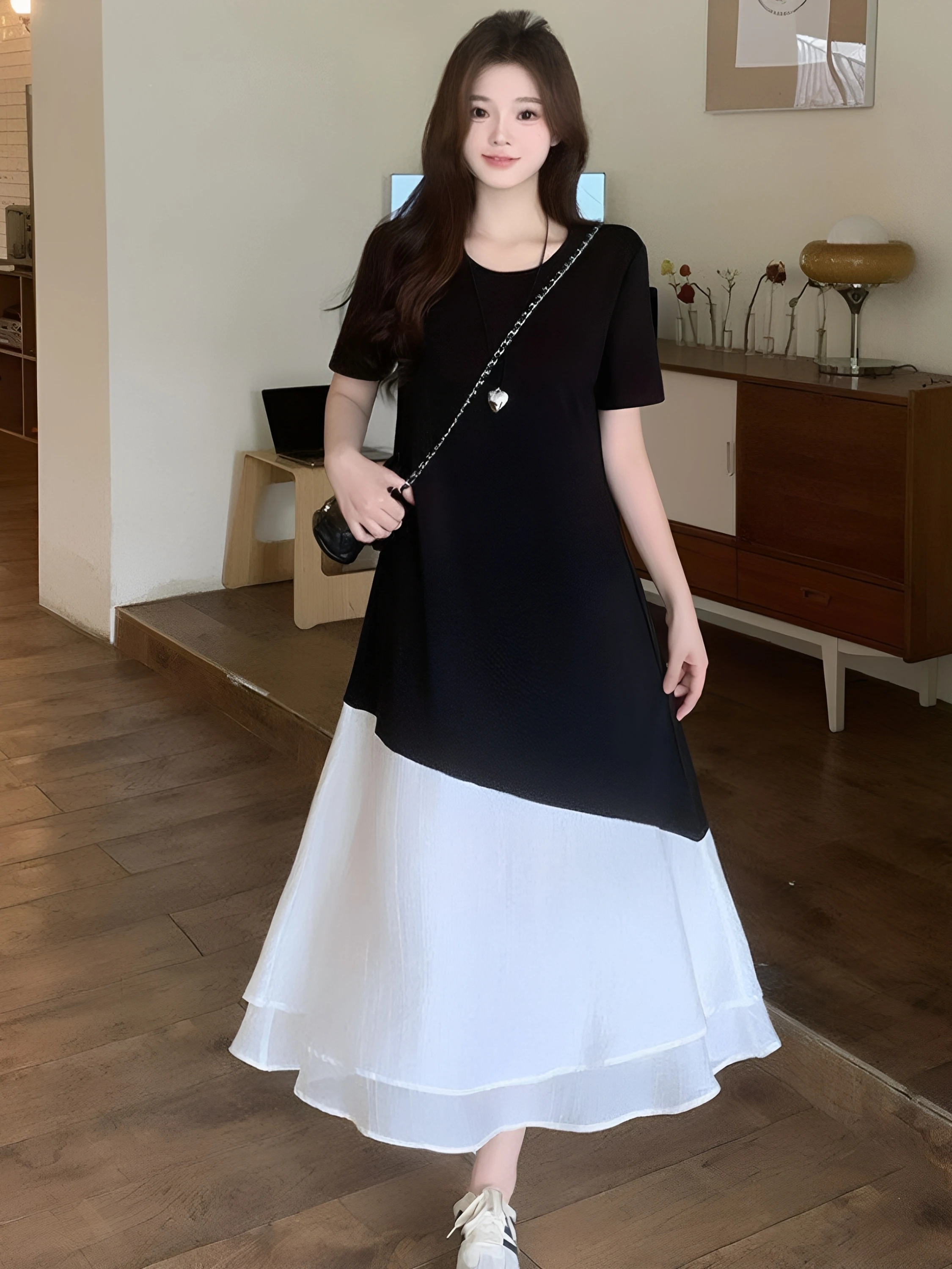 plus Size Casual Summer Dress Short Sleeve Belly Covering Women's Loose Maternity Long Dress Comfortable Breathable Fashion
plus Size Casual Summer Dress Short Sleeve Belly Covering Women's Loose Maternity Long Dress Comfortable Breathable Fashion