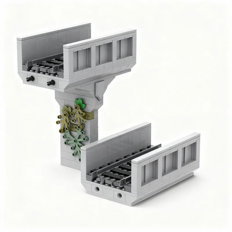 279pcs MOC Modular Elevated Train Line City Trains Model Building Blocks Construction Toy Christmas Gifts DIY Creative Idea
279pcs MOC Modular Elevated Train Line City Trains Model Building Blocks Construction Toy Christmas Gifts DIY Creative Idea